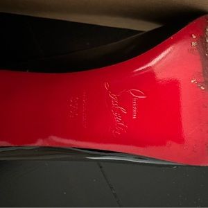 Christian Louboutin Tolando 120 Paten Calf Black size 7